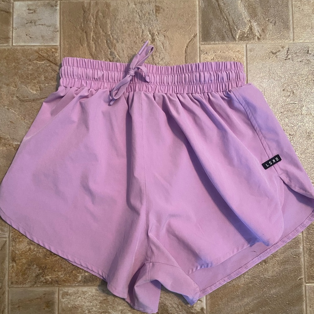 Women's XS Purple athletic workout running Shorts